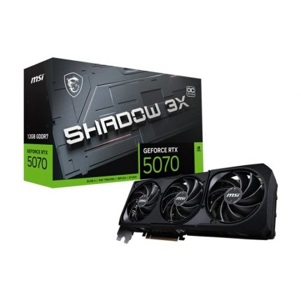 MSI GeForce RTX 5070 SHADOW 3X 12 Go GDDR7 Carte Graphique Overclockée