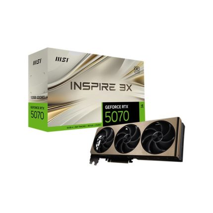 MSI GeForce RTX 5070 INSPIRE 3X 12 Go GDDR7 Carte Graphique Overclockée